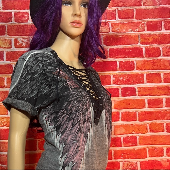 Affliction Women’s T-Shirt - Picture 12 of 14